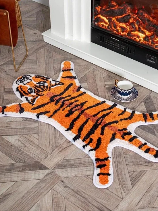 Tiger Print Rug - Picture 2 of 8